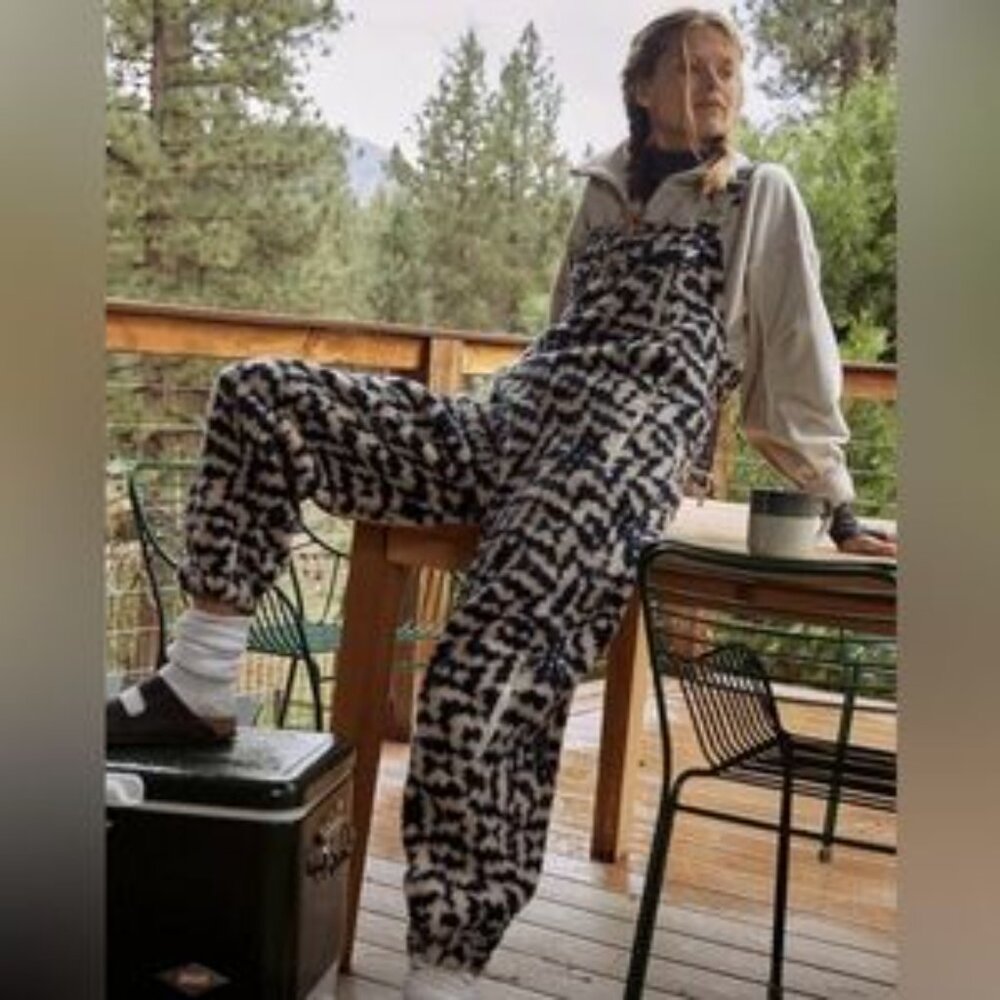 Free People Hit The Slopes Salopette Overalls - Medium